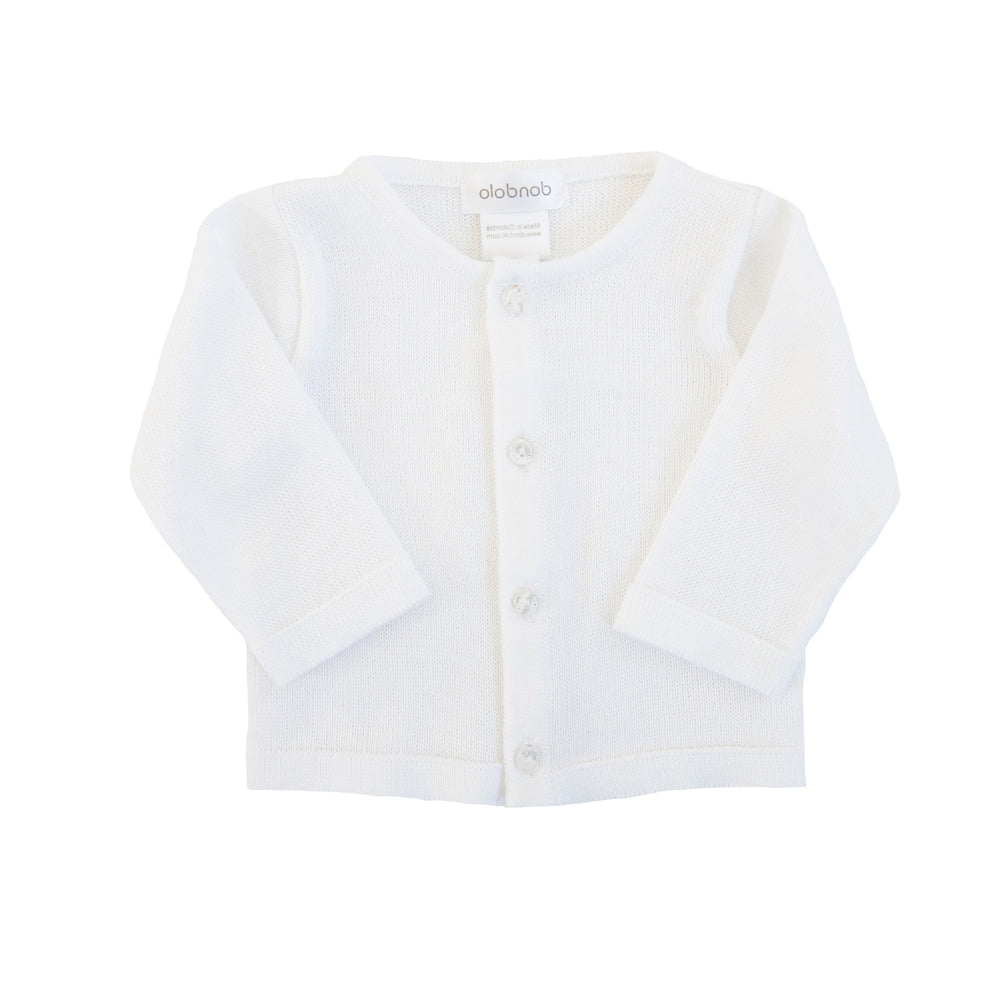 White Cardigan Sweater