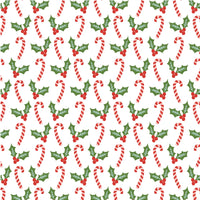 Jack Candy Canes and Holly 2pc. Pajama Set