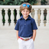 Navy Pima Cotton Polo