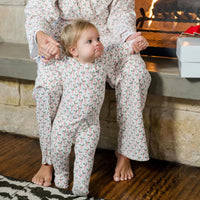 Parker Candy Cane and Holly Romper