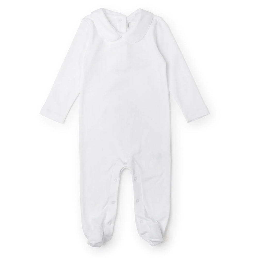 Lane White Footed Romper