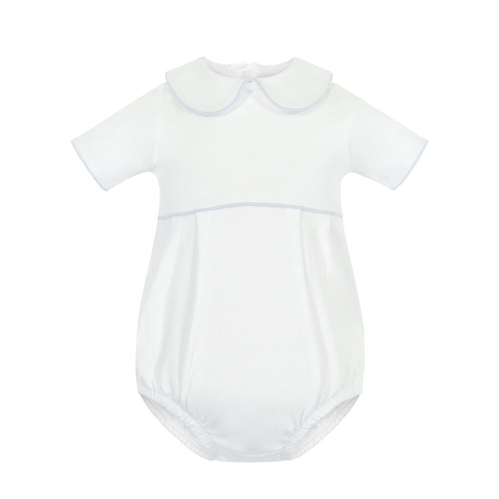 Palmer White Short-Sleeve Bubble