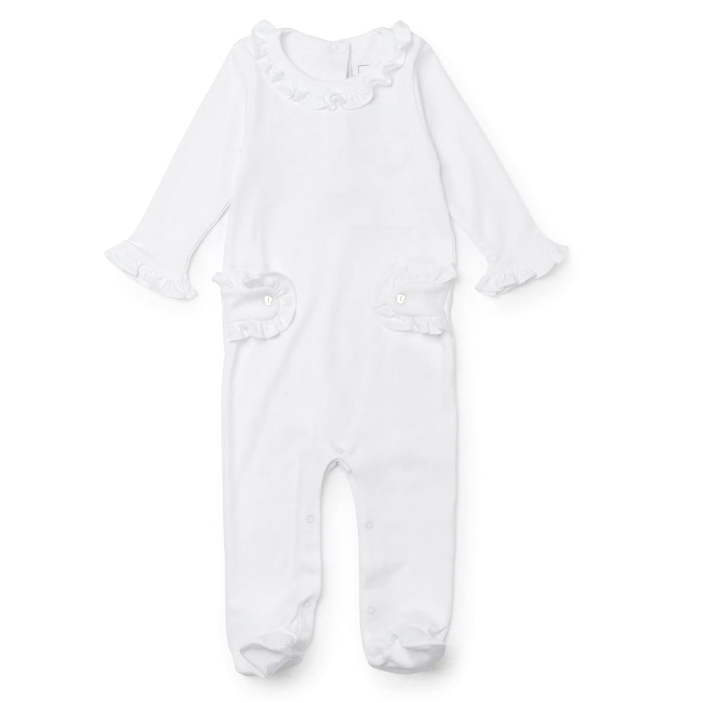 Lucy White Footed Romper