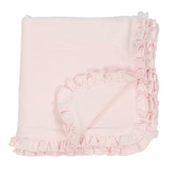 Ruffled Edge Pima Blanket