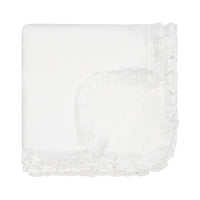Ruffled Edge Pima Blanket