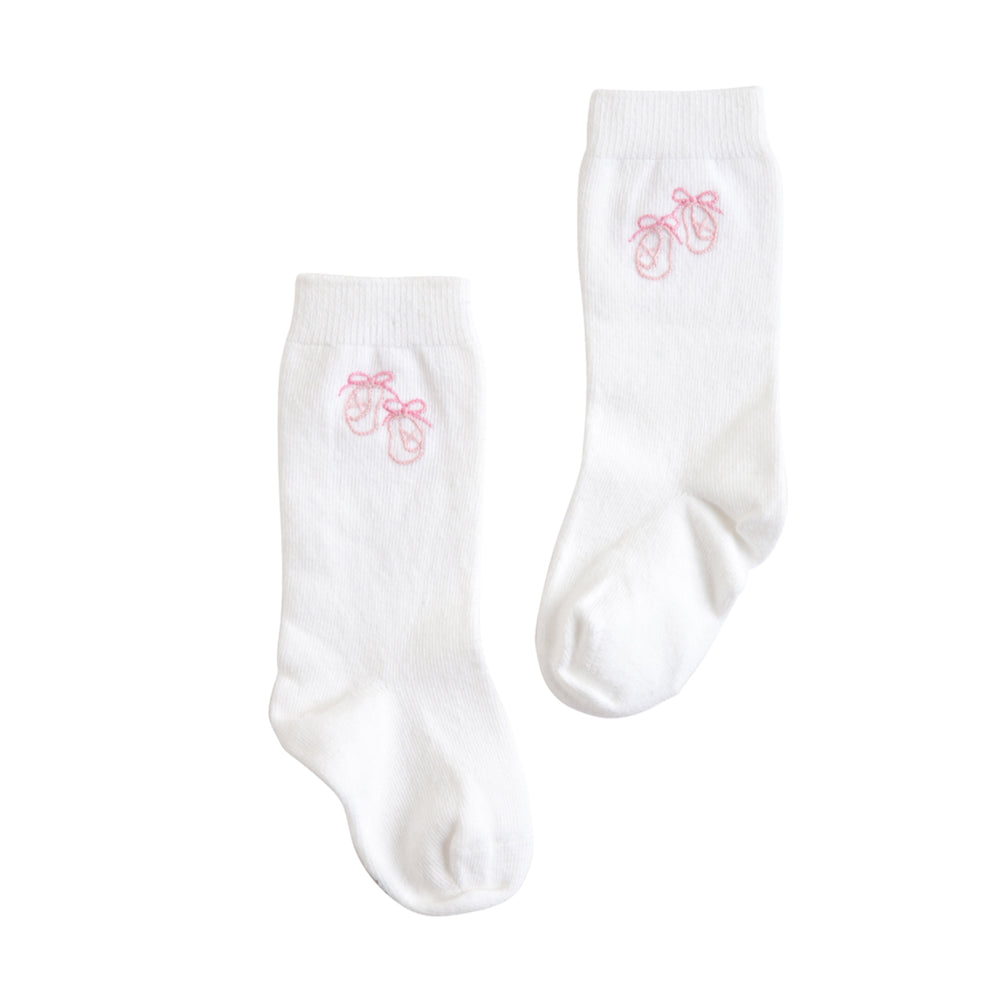 Ballet Shoe Knee Highs