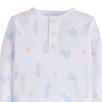 Blue Bunny Printed Boys Jammies