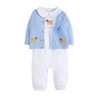 Blue Lab Crochet Playsuit