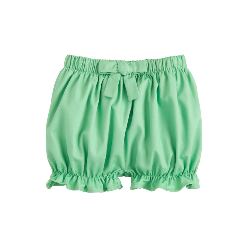 Green Twill Bow Bloomers