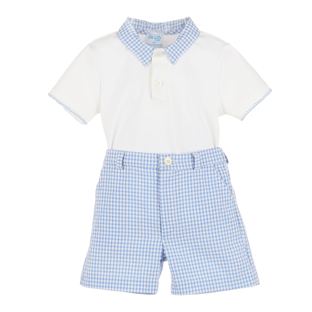 Gingham Two Piece Set