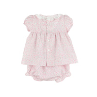 Tiny Pink Flowers & Dots Set for Her