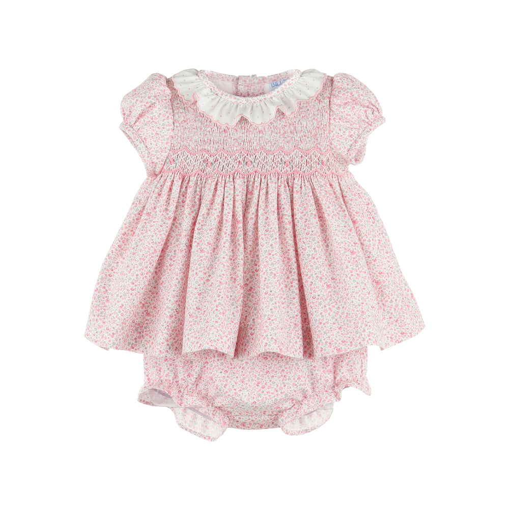 Tiny Pink Flowers & Dots Set for Her