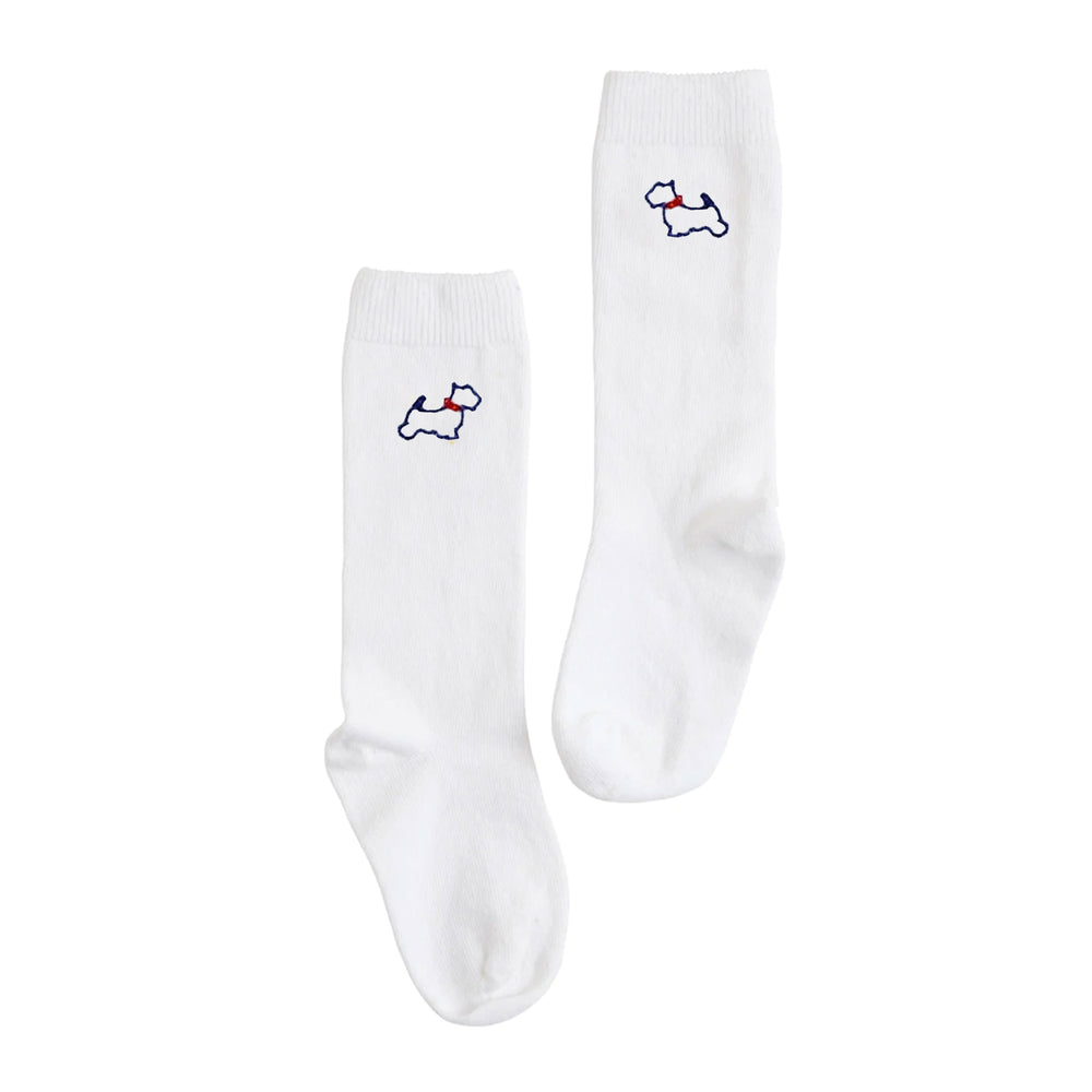Dream Big Scotty Dog Knee Socks