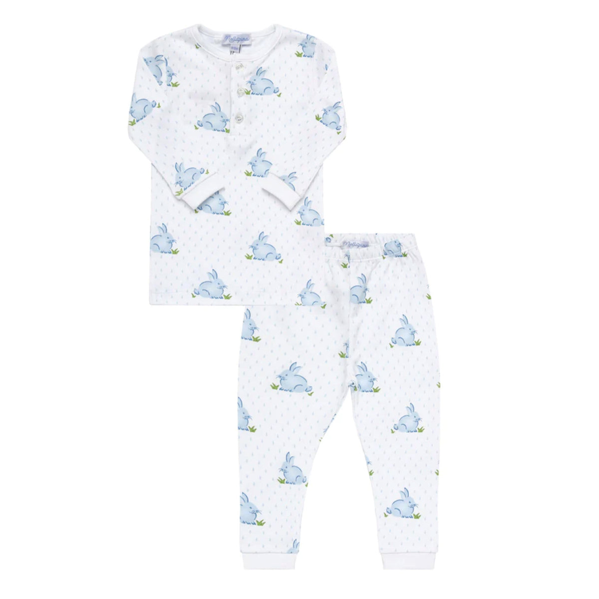 Blue Bunny Pajamas Peaches