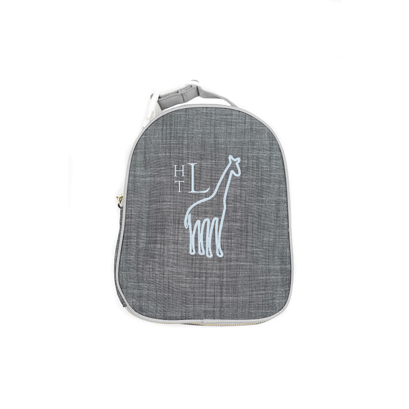 Grey Chambray Lunchbox
