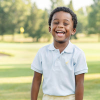 Prim and Proper Buckhead Blue Polo