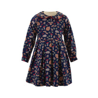 Navy Woodland Dress