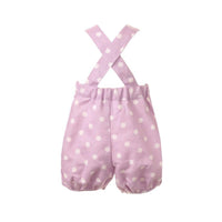 Polka Dot Frill Dungarees