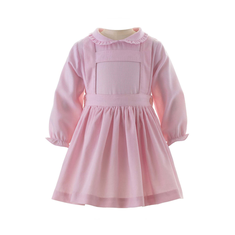Pink Babycord Skirt Set
