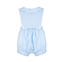 Blue Bib Overall Romper