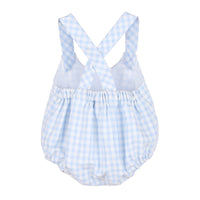 Coastal Blue Check Brooks Bubble