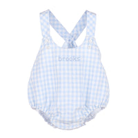 Coastal Blue Check Brooks Bubble