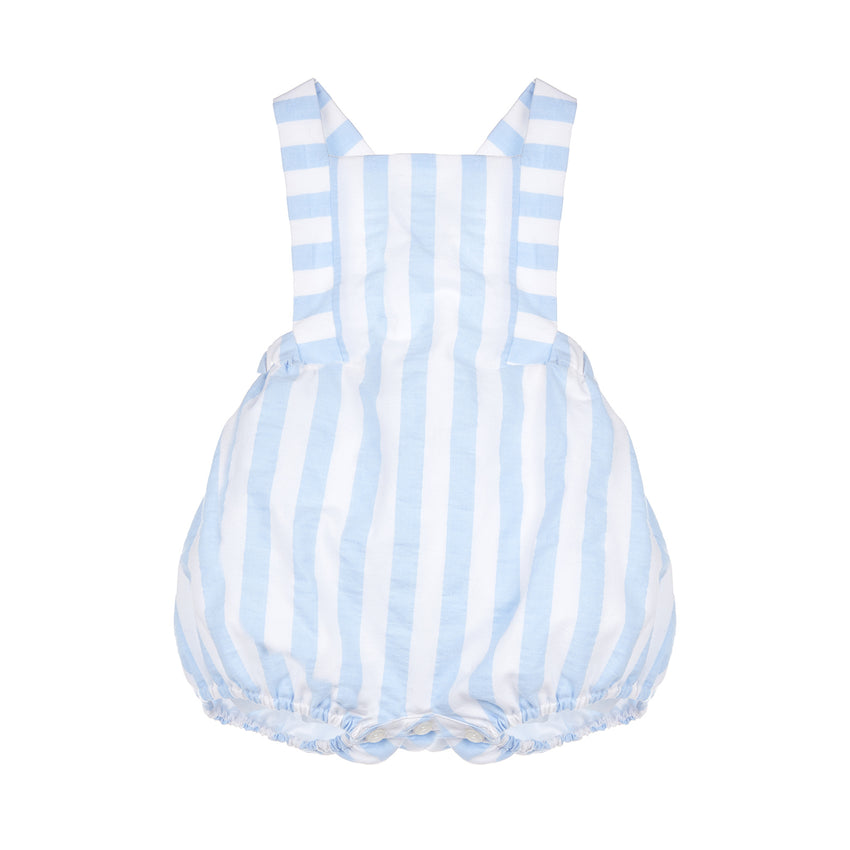 Sunny Blue & White Stripe Boy Sunsuit