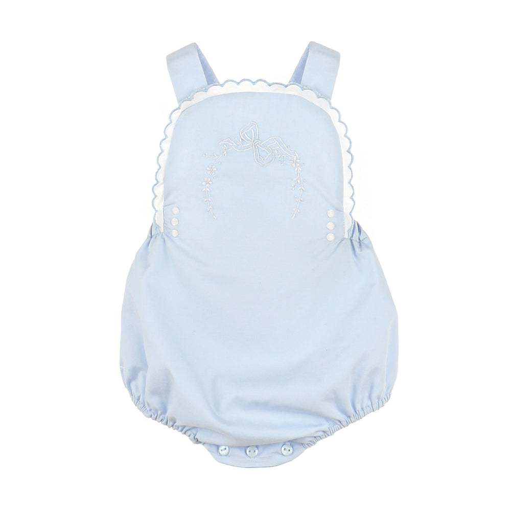 Scallop Wedgewood Blue Sunsuit