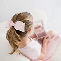 Ballet Pink Hair Bow