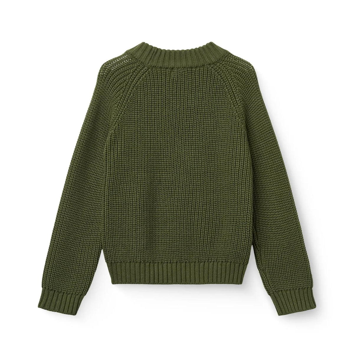 Dark Green Ribbed Sweater