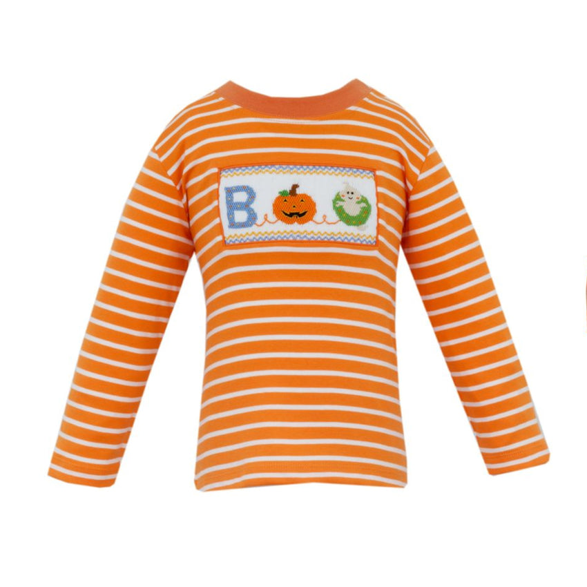BOO! Smocked Knit T-Shirt
