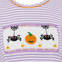 Halloween Purple Stripe Knit T-Shirt