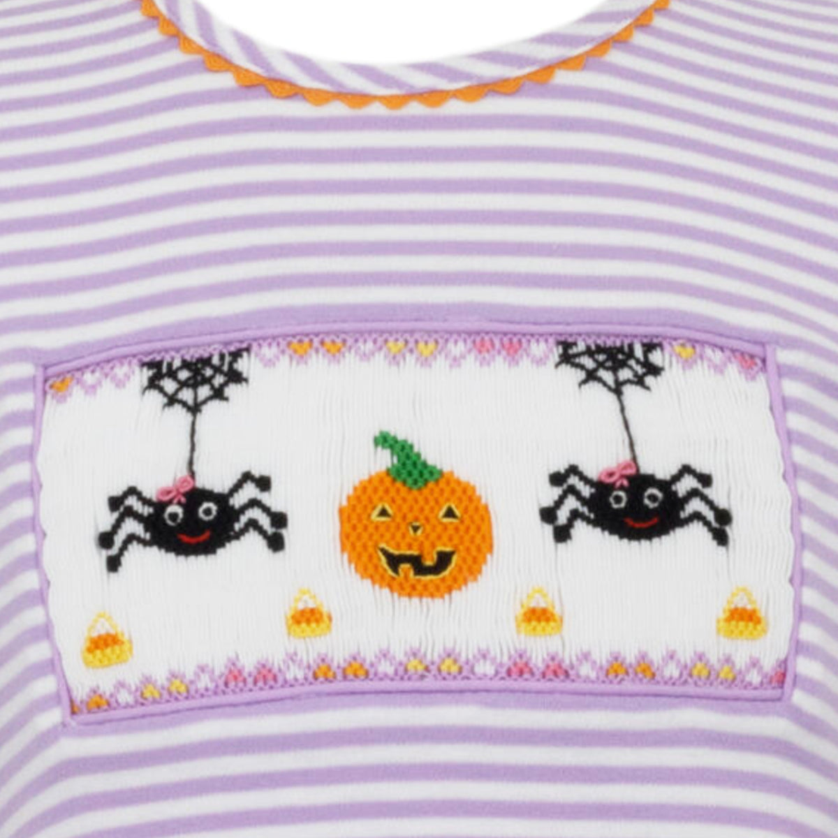Halloween Purple Stripe Knit T-Shirt