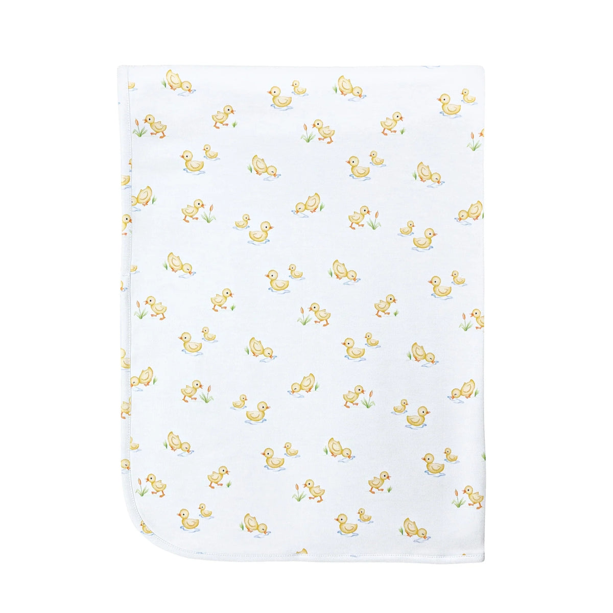 Baby Duckies Pima Receiving Blanket