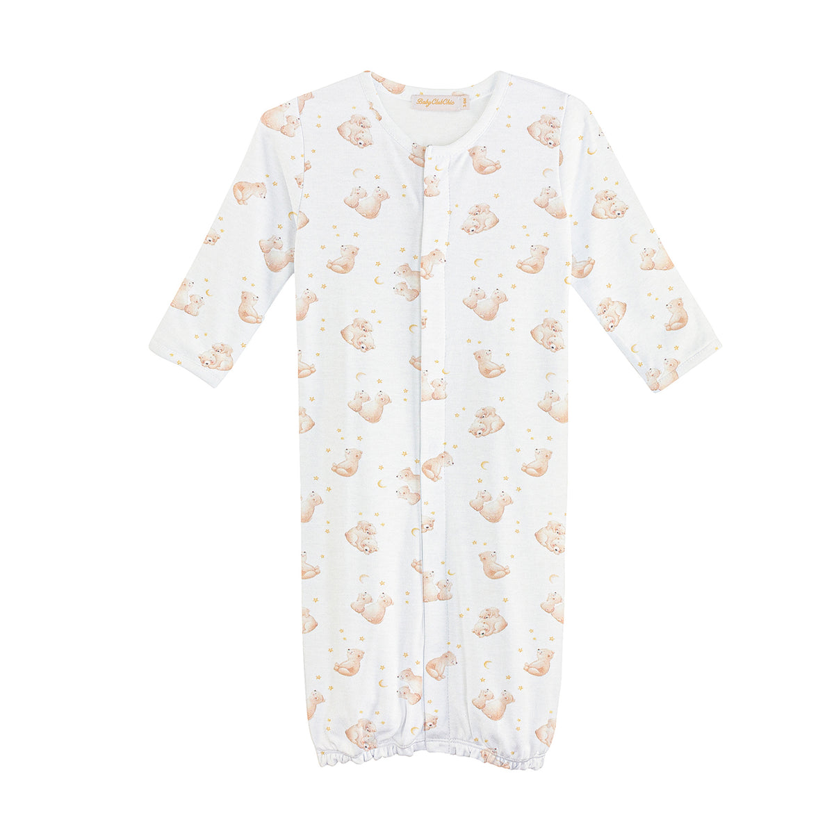 White converter with all-over bear design