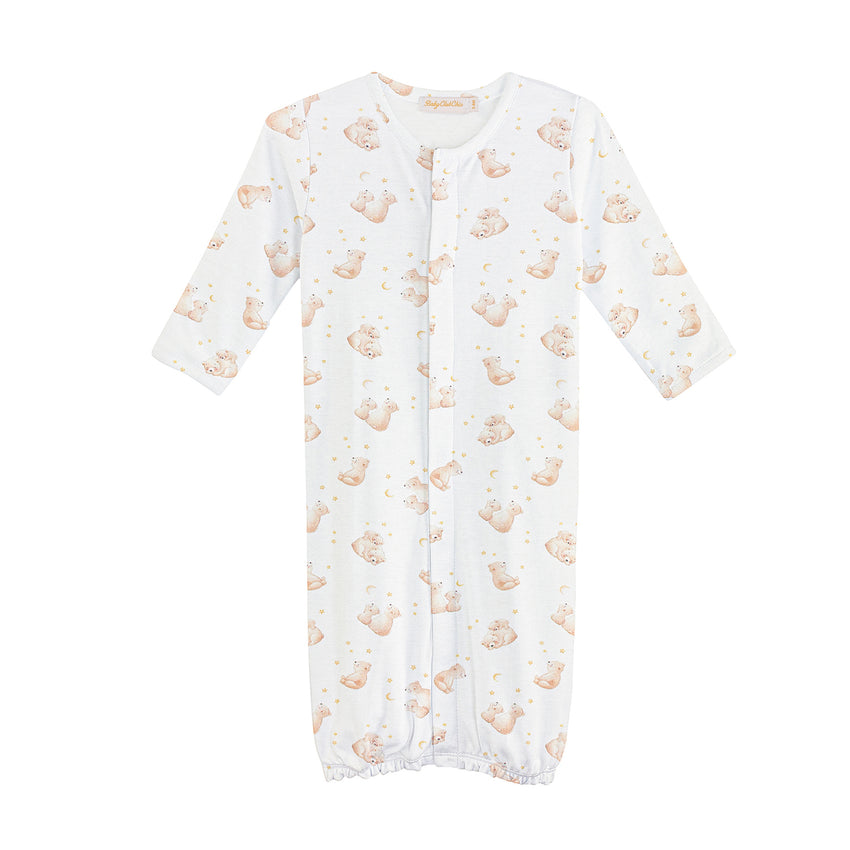 White converter with all-over bear design