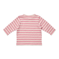 Edward Baby T-Shirt Rose Stripe