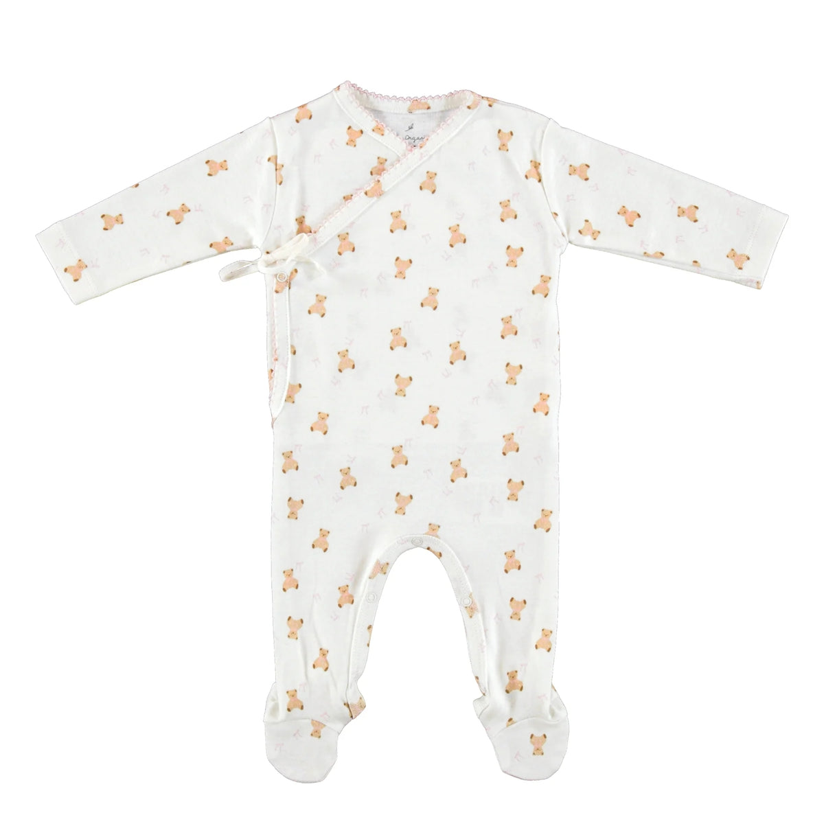 Pink Teddy Wrap Overall