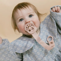 Pacifier Clip Loop in Blush