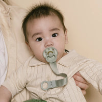 Pacifier Clip Loop in Sage