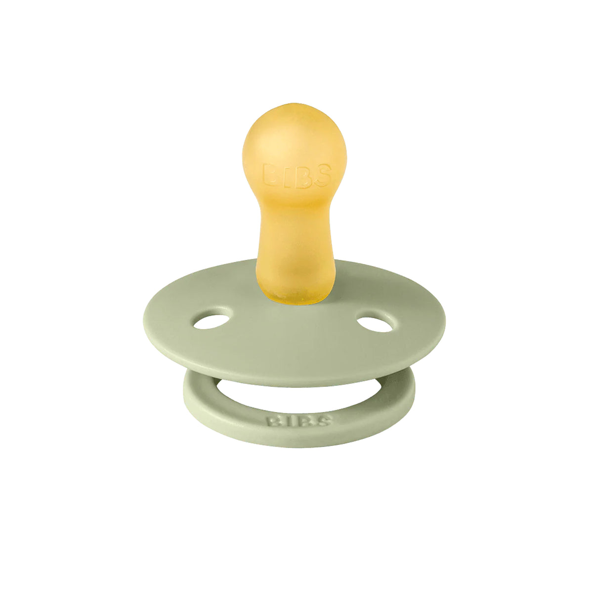 Colour Pacifier 2 Pack in Ivory/Sage