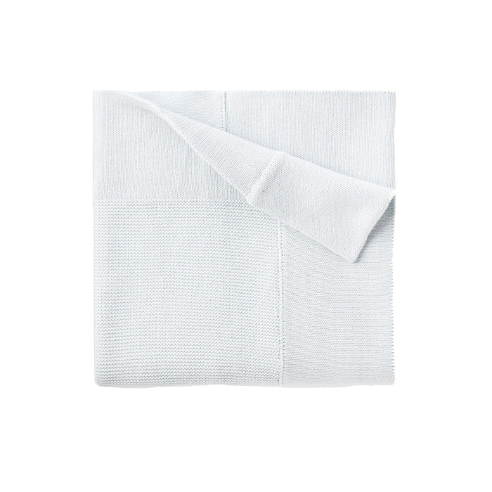Pale Blue Knit Blanket