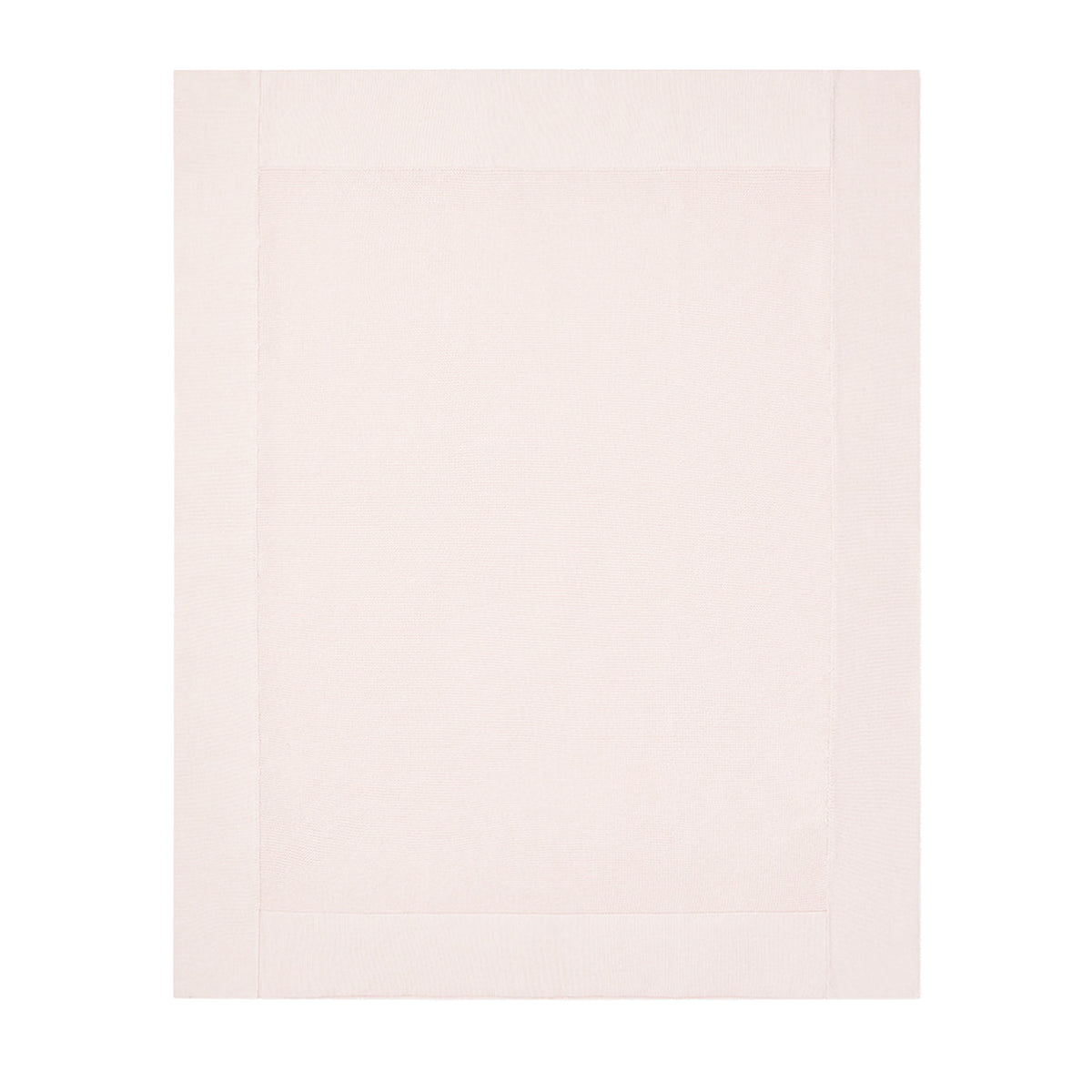Pale Pink Knit Blanket