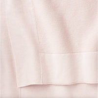Pale Pink Knit Blanket