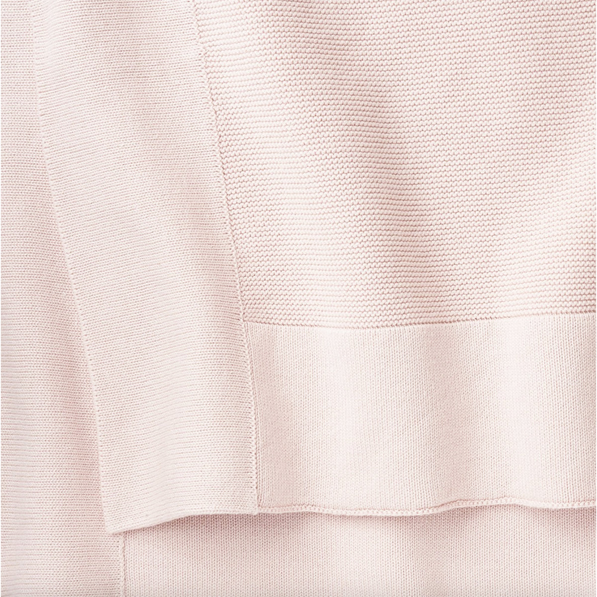 Pale Pink Knit Blanket