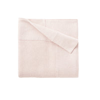 Pale Pink Knit Blanket