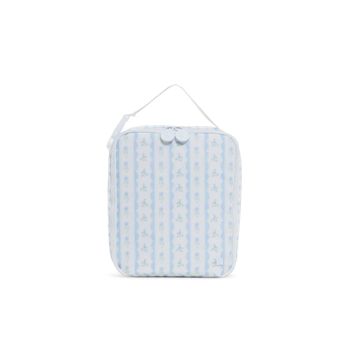 Ribbon Floral Blue Bring It Lunch Bag