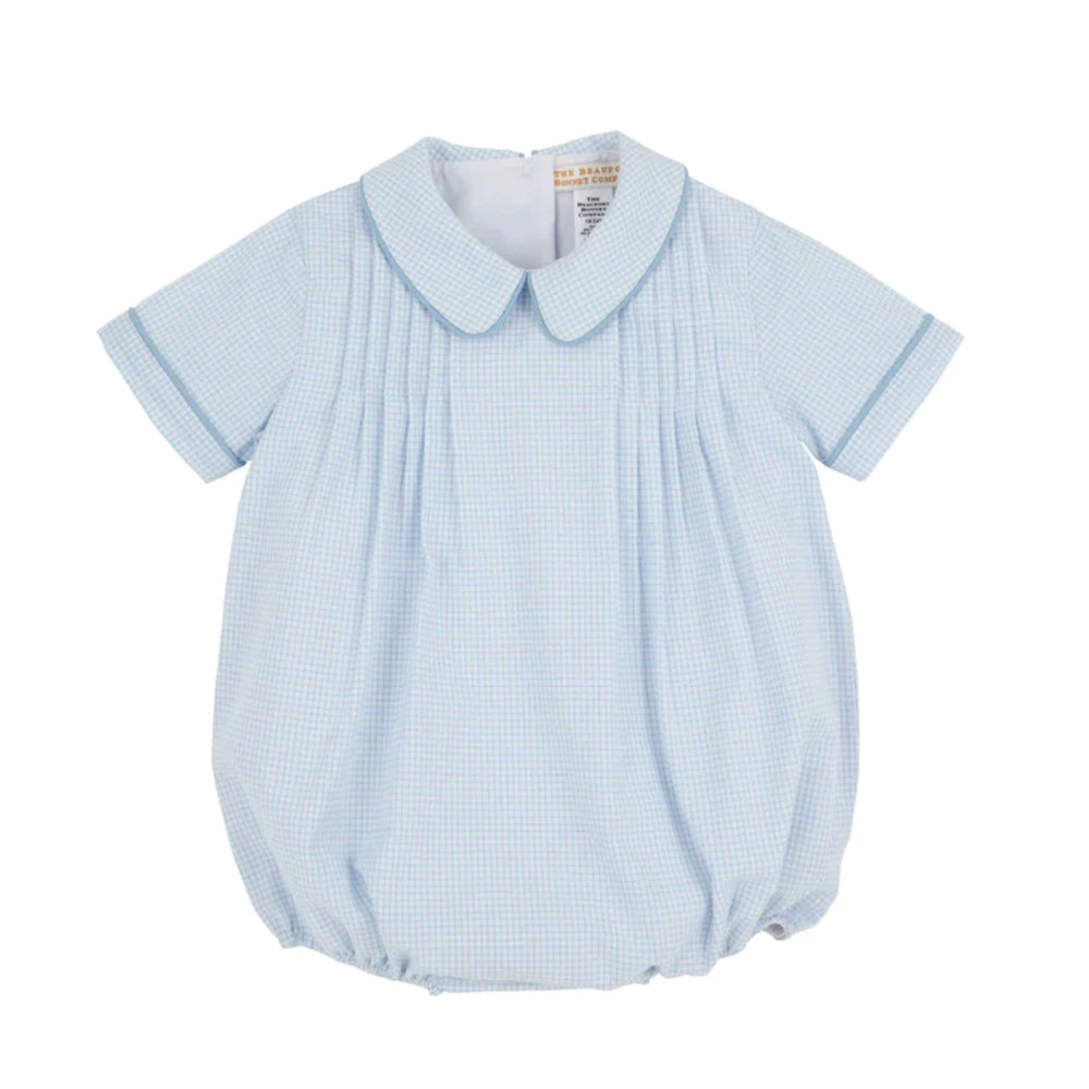 Boone Bubble in Barrington Blue Mini Windowpane