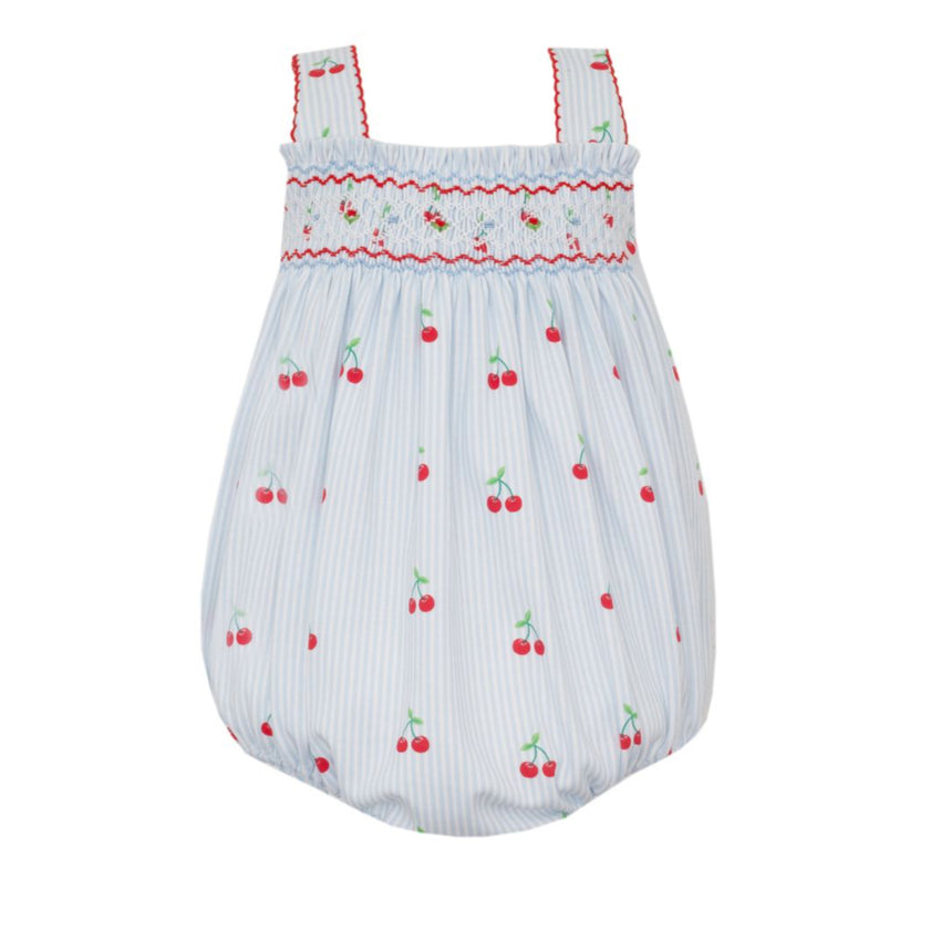 Light Blue Cherry Print Bubble