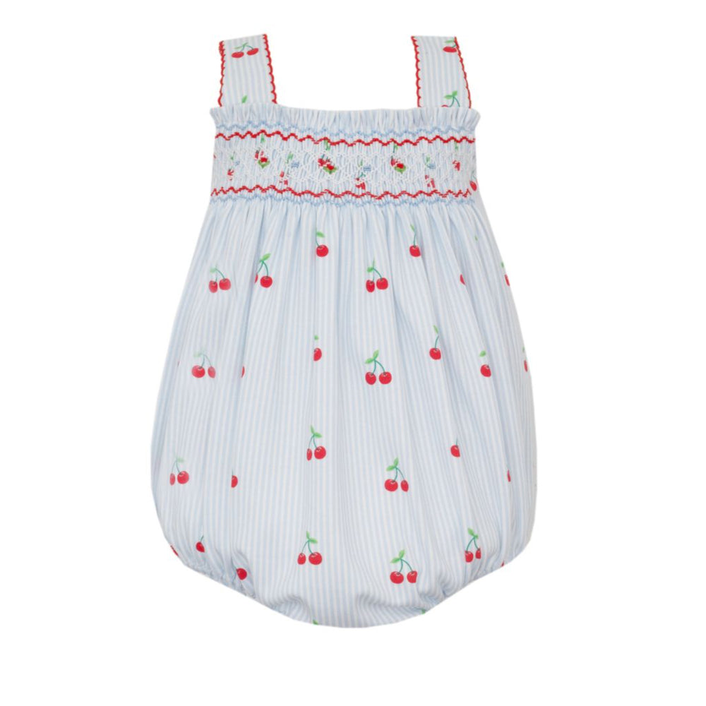 Light Blue Cherry Print Bubble